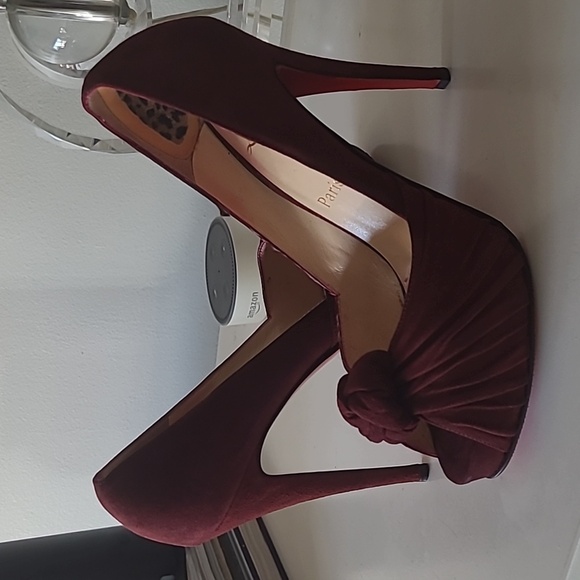 CHRISTIAN LOUBOUTIN Peep Toe Shoes - Picture 9 of 10